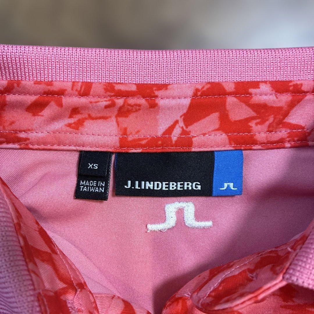 美品！J. Lindeberg ポロシャツ XS 予備ボタン付き