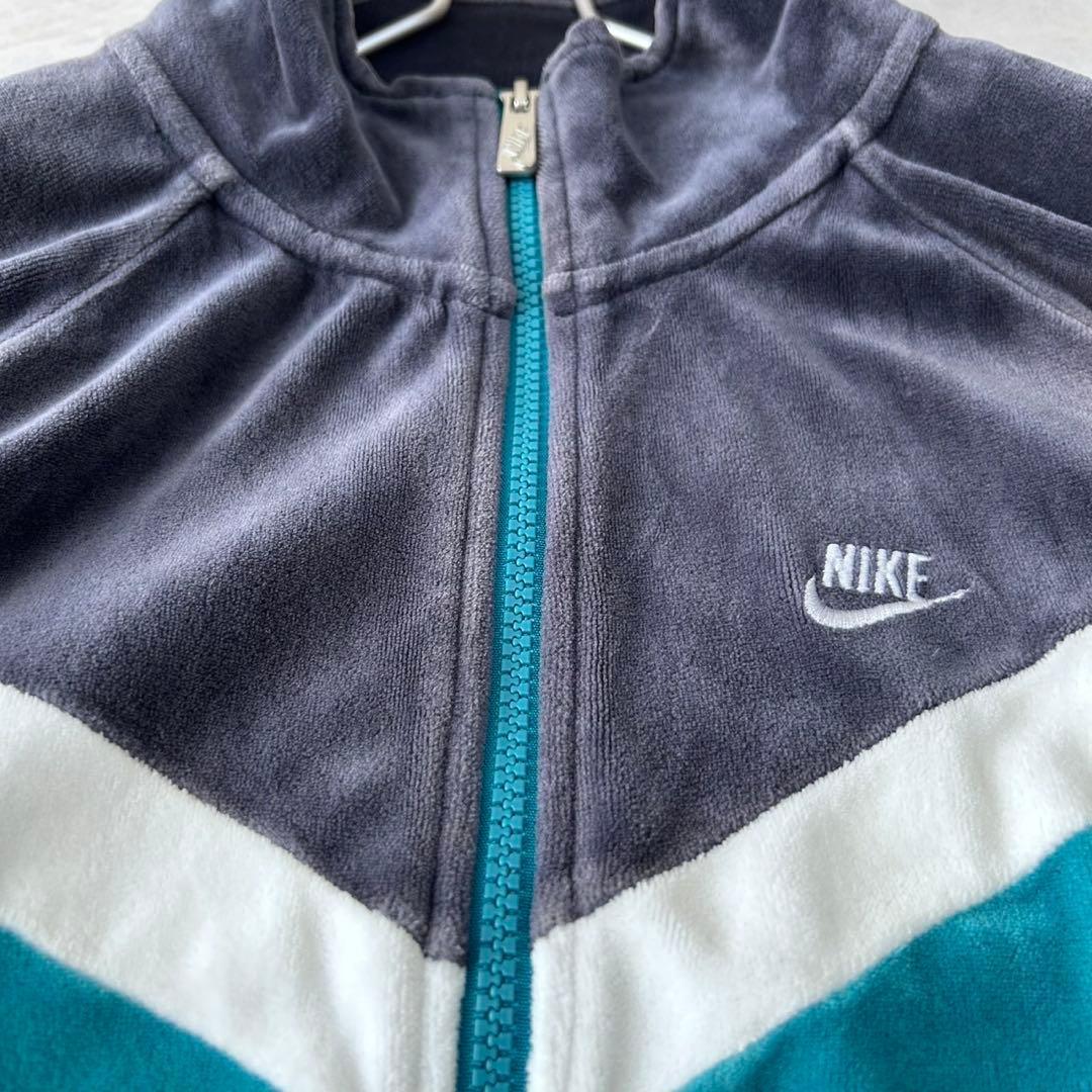 NIKE ナイキ ベロア トラックジャケット Mサイズ Y2K