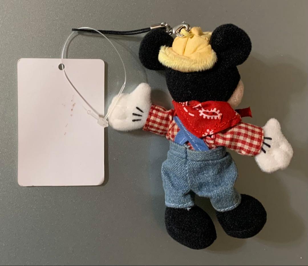ディズニーランド ミッキー ウエスタン ぬいぐるみ ストラップ