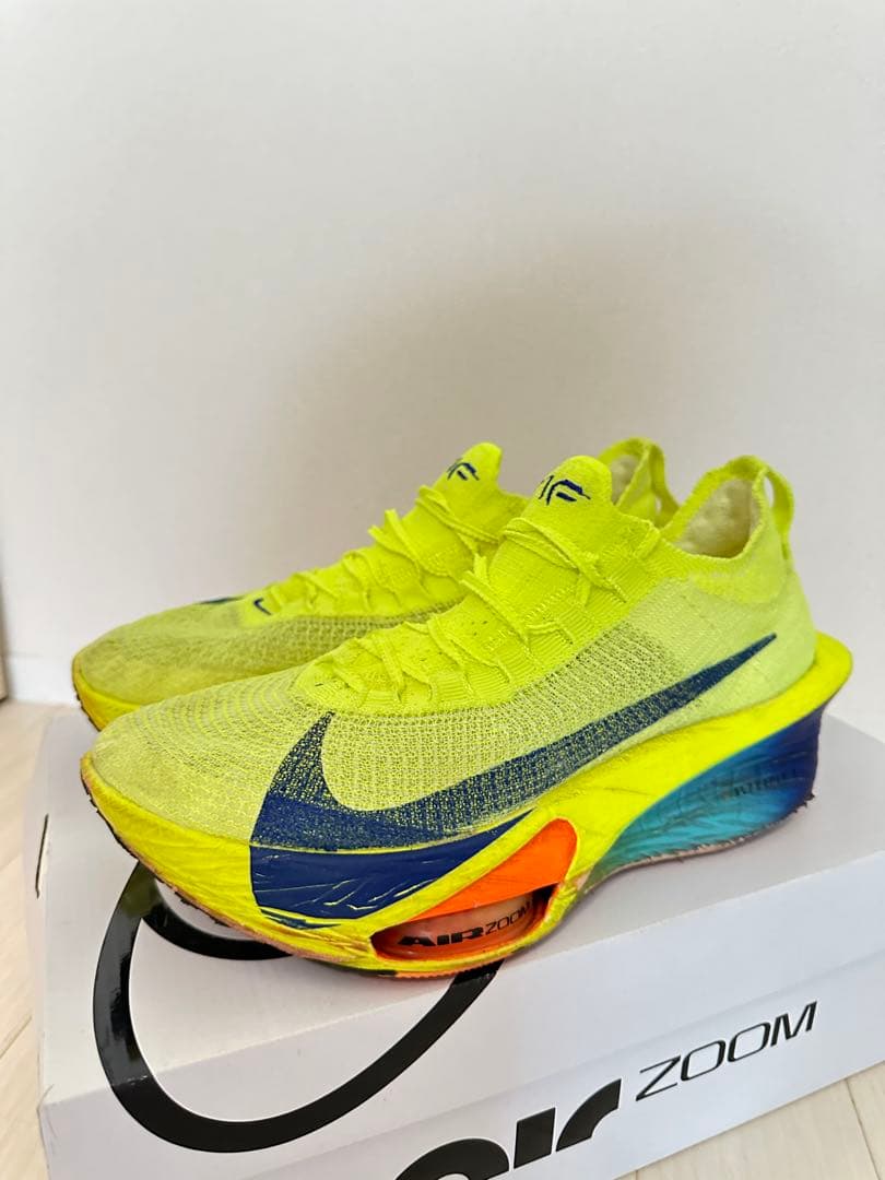 Nike Zoom スパイクシューズ イエロー/ブルー/オレンジ