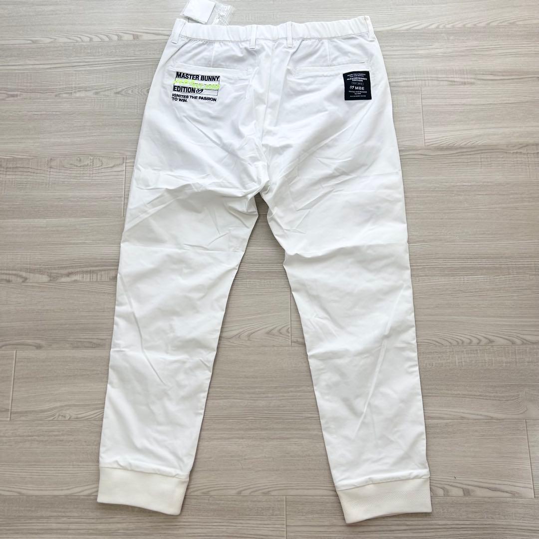 新品　マスターバニーエディション　パンツ　ジョガー　春夏　ストレッチ　ホワイト