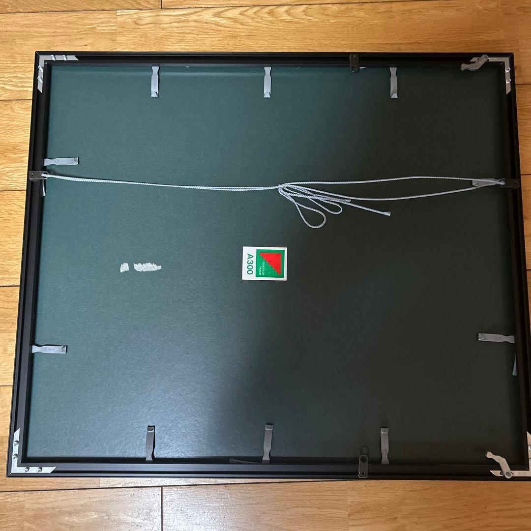 Jリーグ ジュビロ2002完全制覇　サッカー 額縁　ポスター