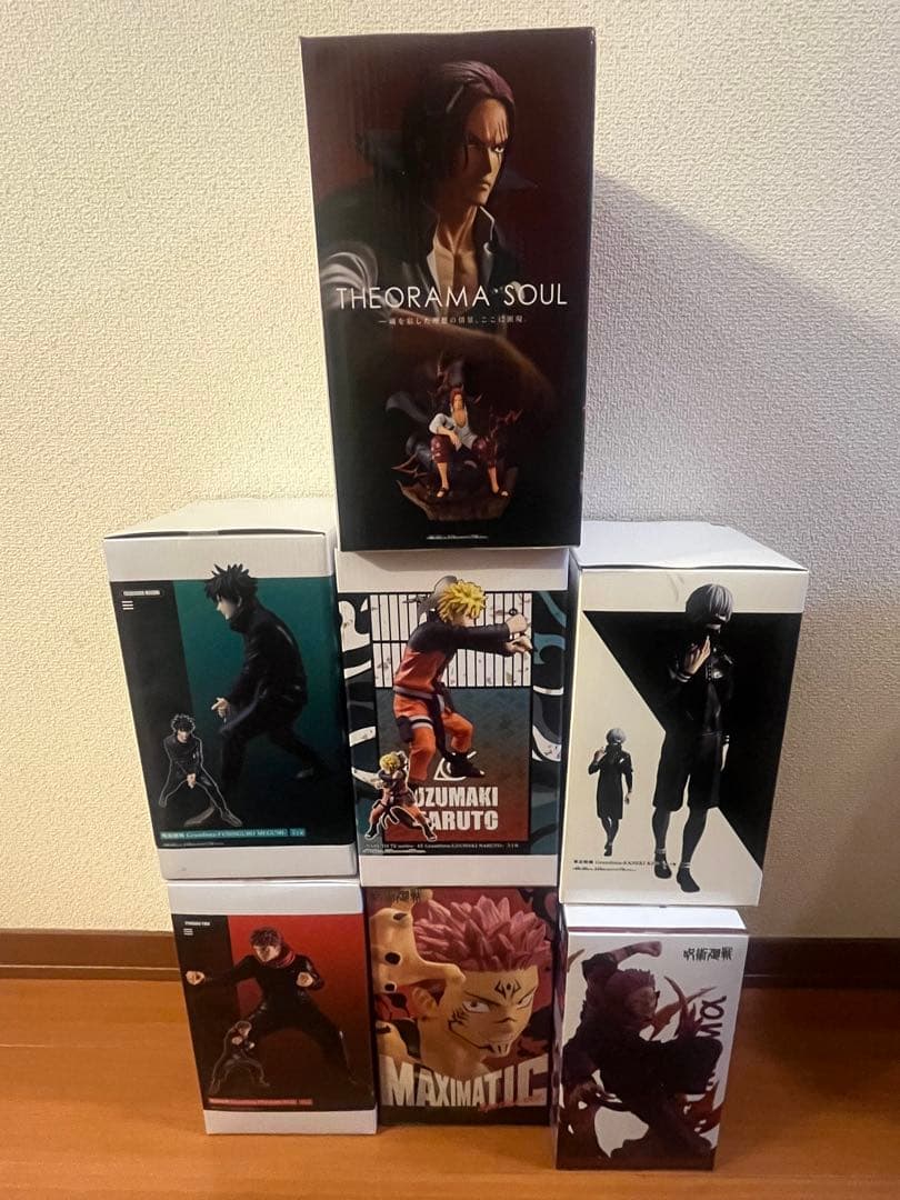 プライズ　フィギュア まとめ売り ナルト ワンピース　呪術廻戦　東京喰種　7点