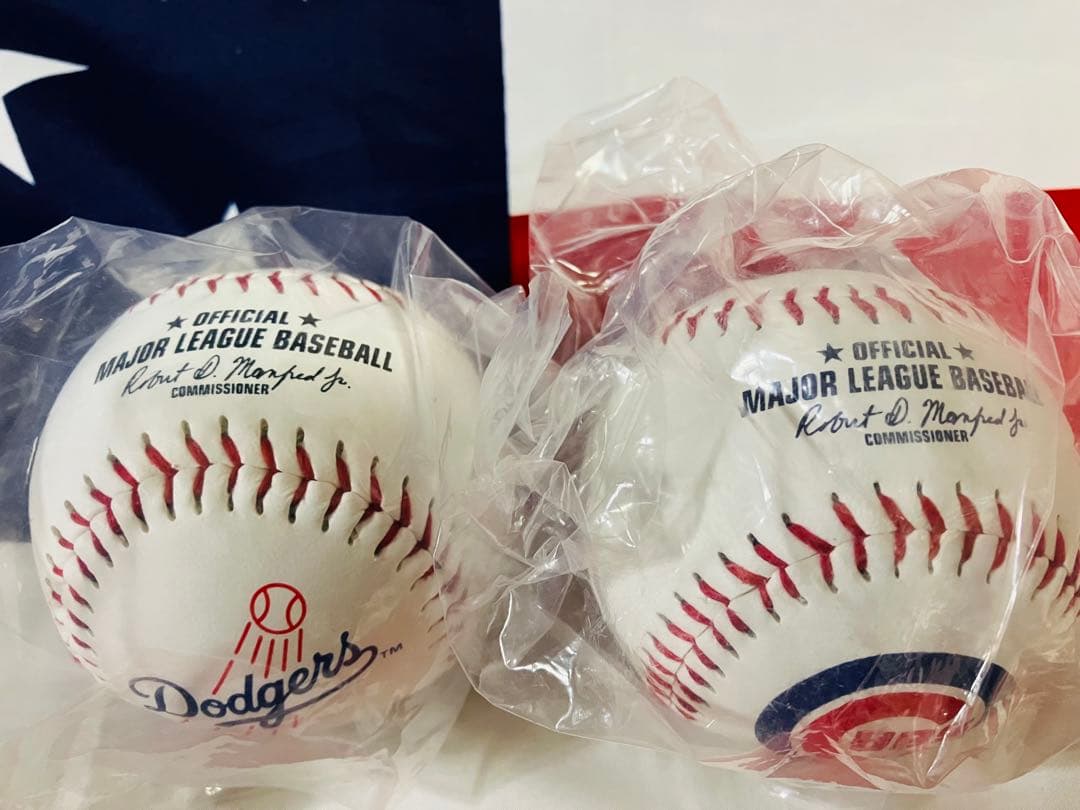 【新品】ローリングス MLB メジャー公式球 ドジャース＆カブス ボールセット