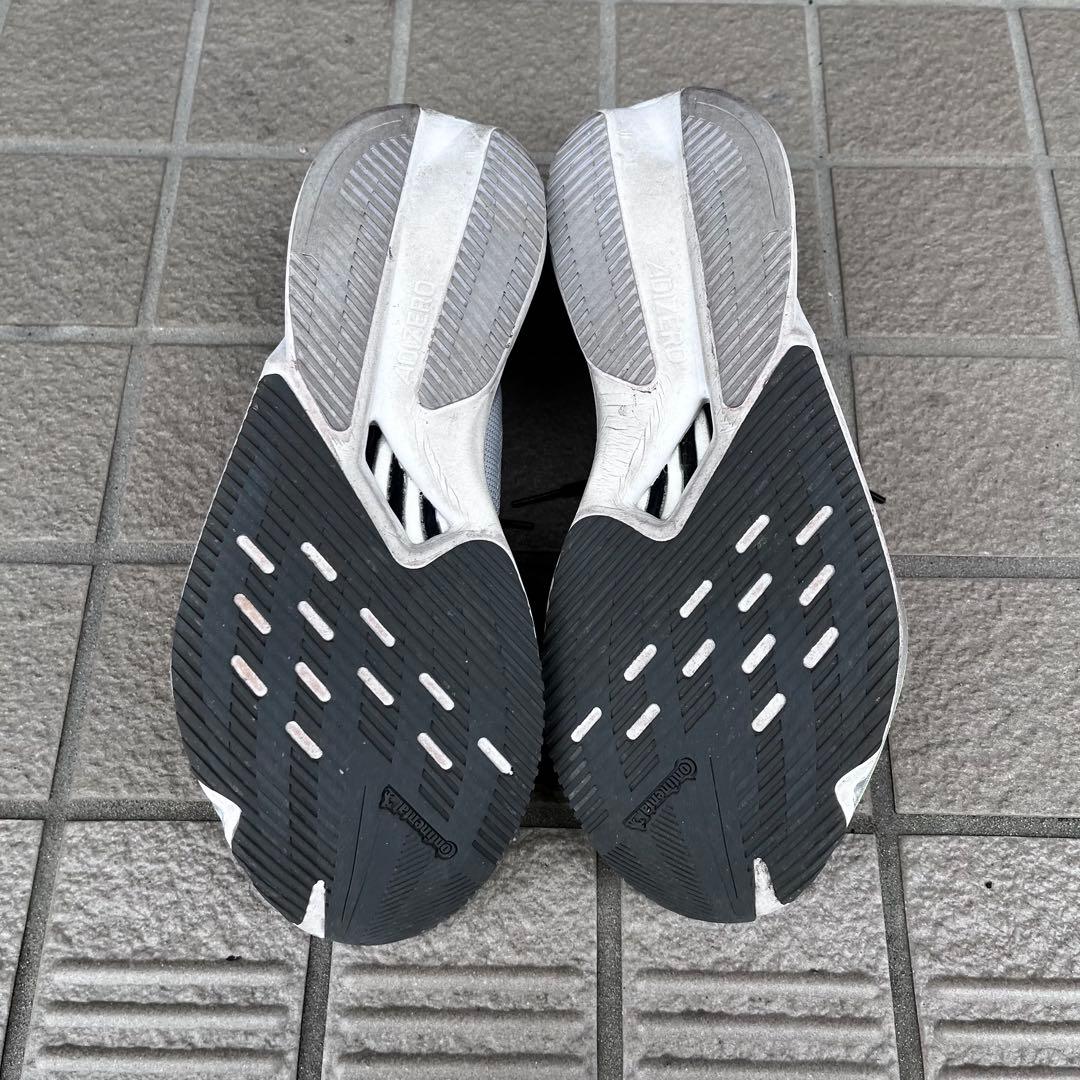【美品】adizero ボストン12 26 ランニングシューズ