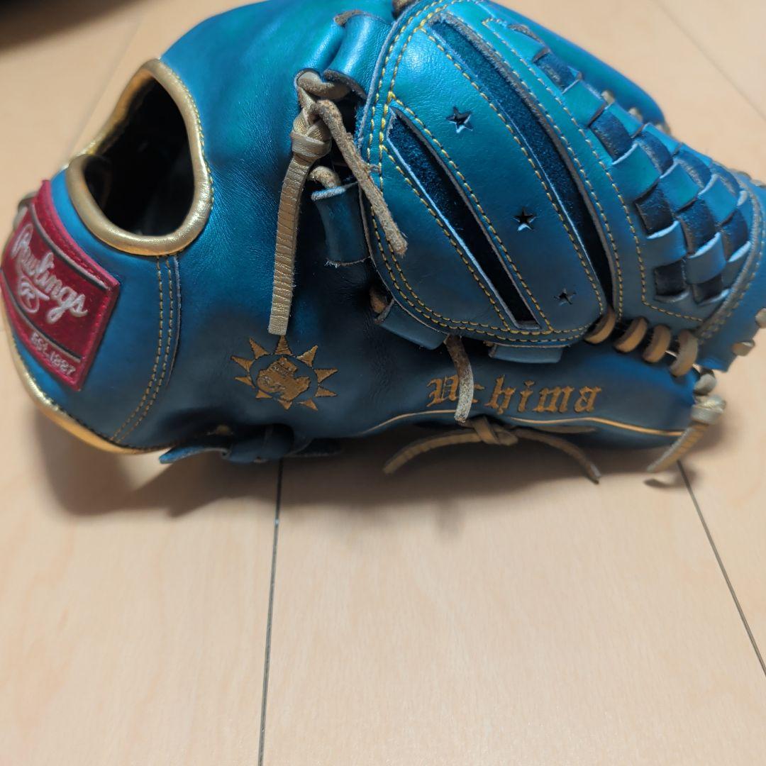 【*オ様 Rawlings 内間拓馬選手 実使用グローブ