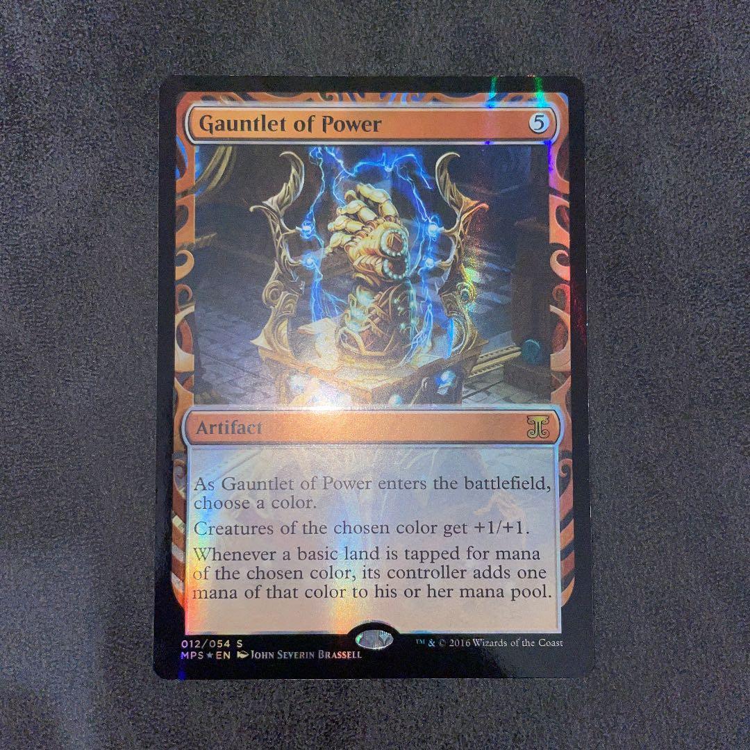MTG 魔力の篭手 foil mps 全面光沢