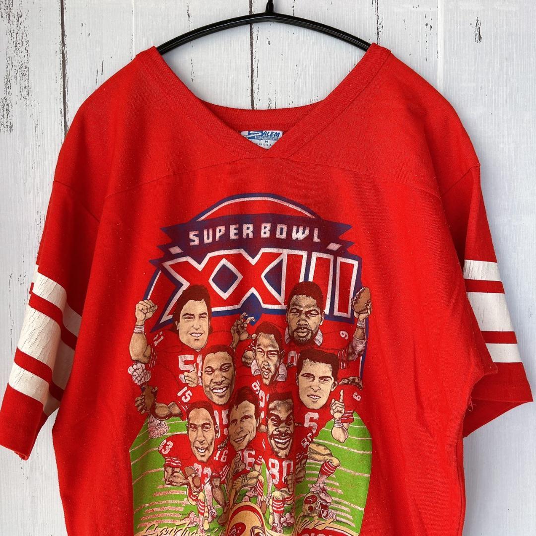 超激レア★1988 NFLスーパーボール サンフランシスコ49ERS TシャツM
