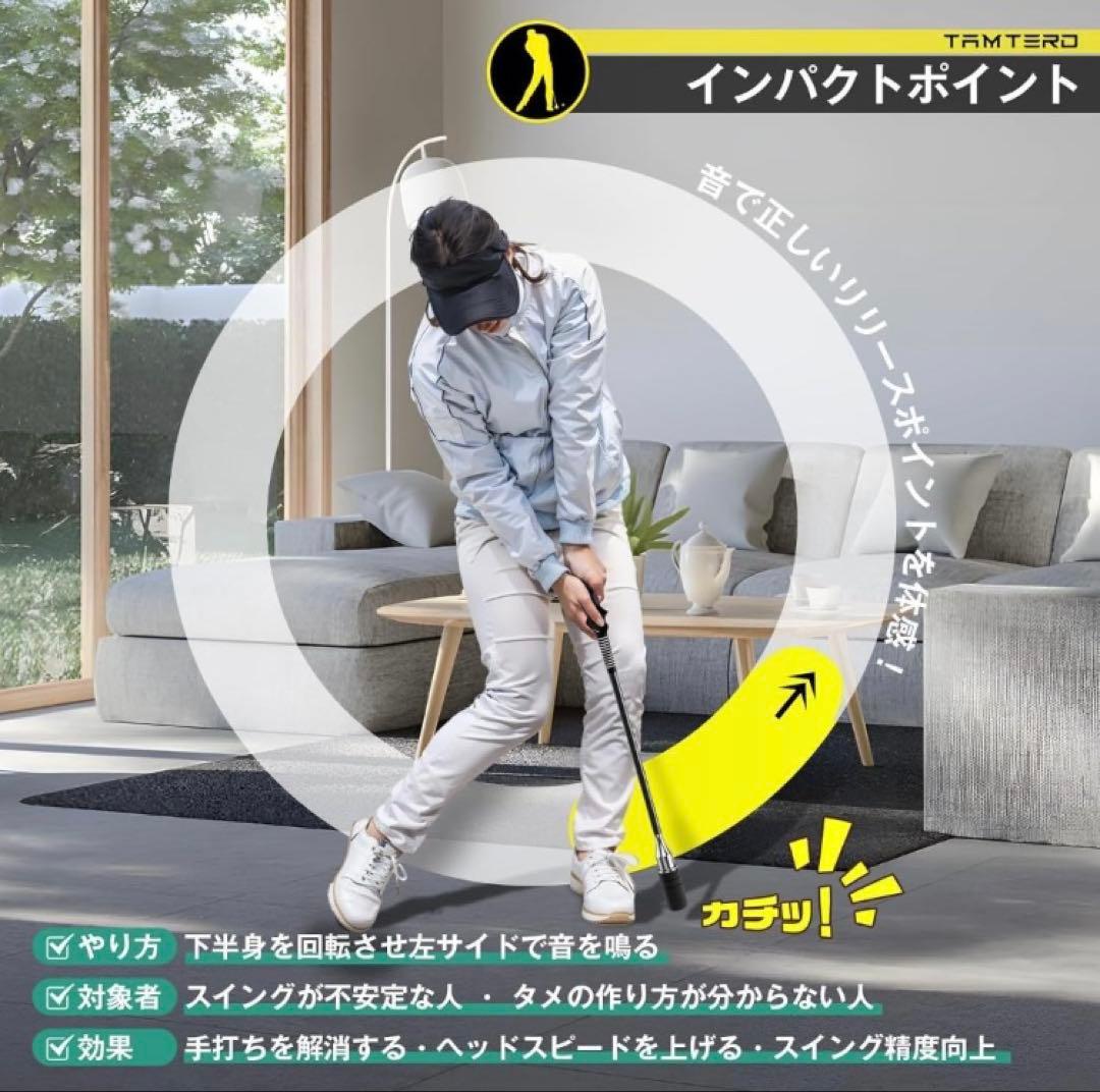 Tamterd（タムタード）ゴルフ練習器具スイング