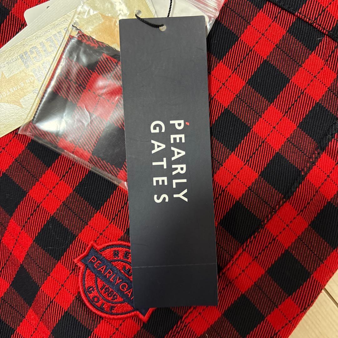 PEARLY GATES チェック柄パンツ 新品タグ付き
