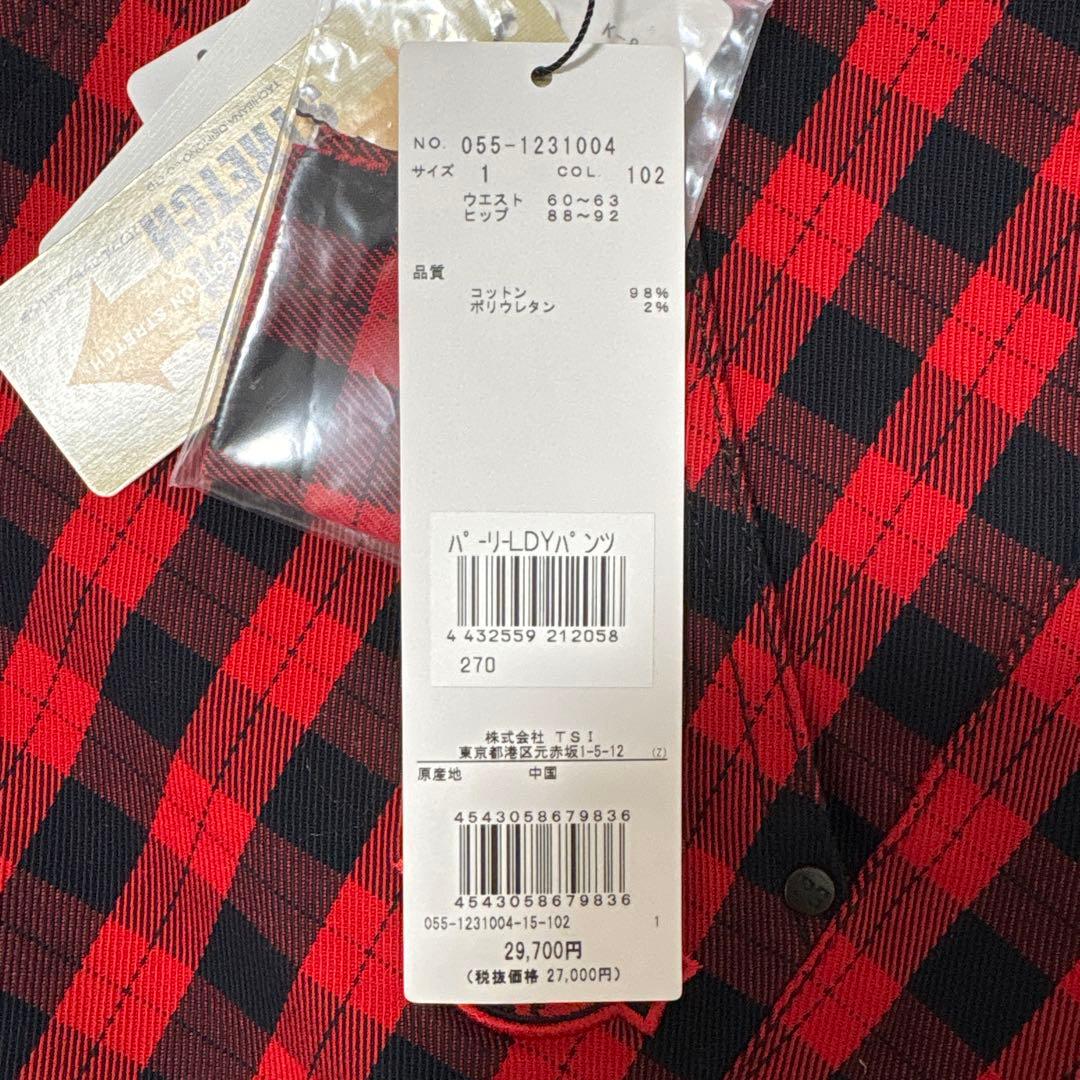 PEARLY GATES チェック柄パンツ 新品タグ付き