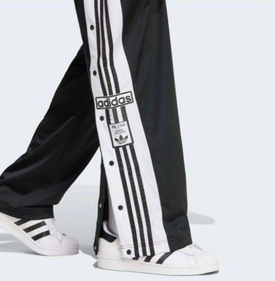 【超美品】adidas サイドボタン トラックパンツ　アディブレイク　アディダス