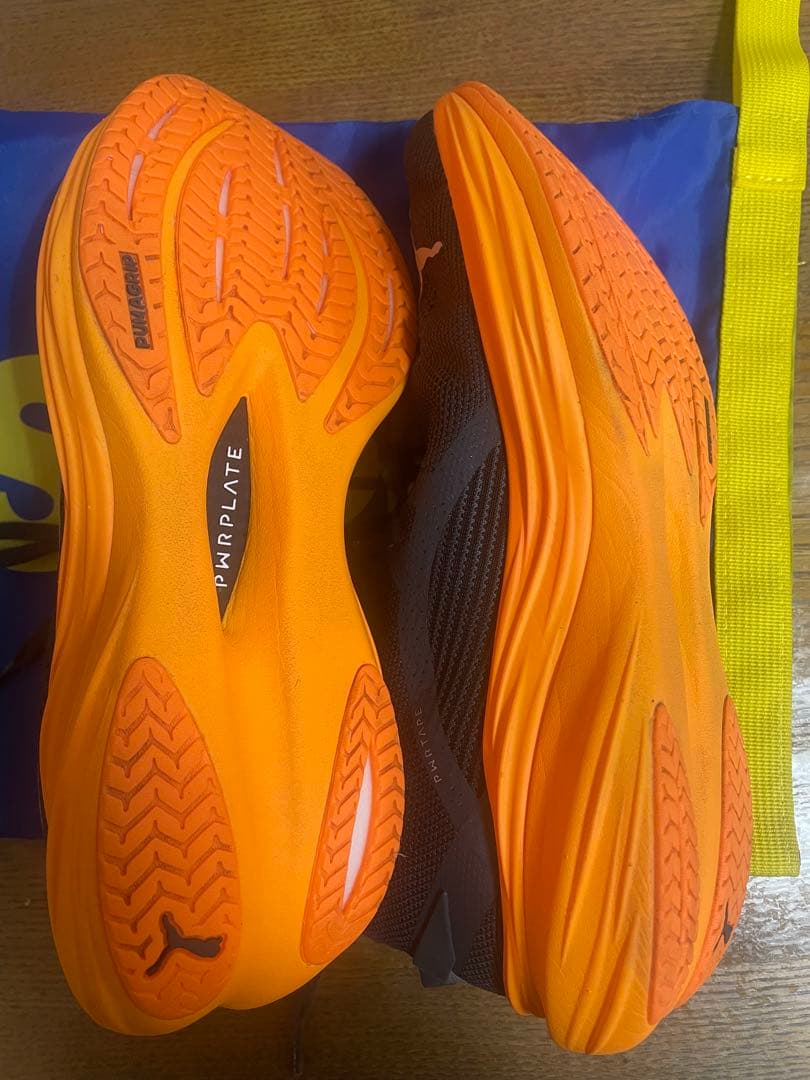 PUMA シューズ 309707-26 26cm グレー/オレンジ