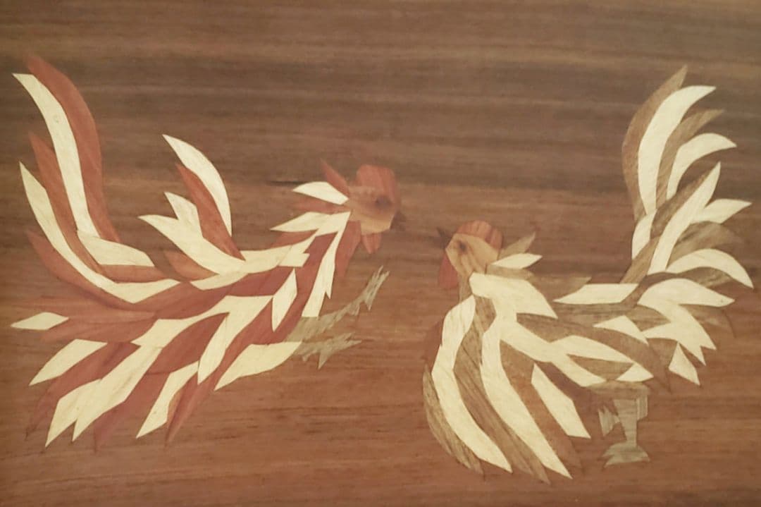 木製 お盆 細工 トレイ 新品