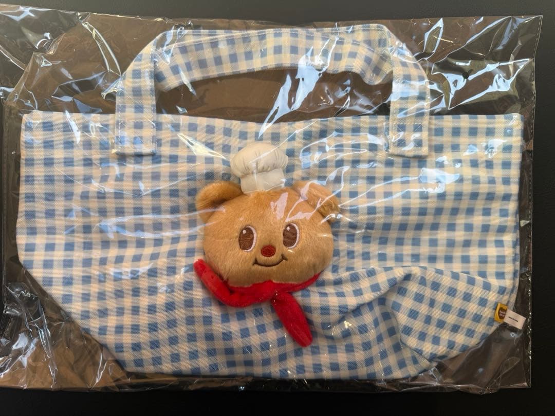 バターベア ブルーチェックバッグ　Butterbearづくしの1日 ポップアップ