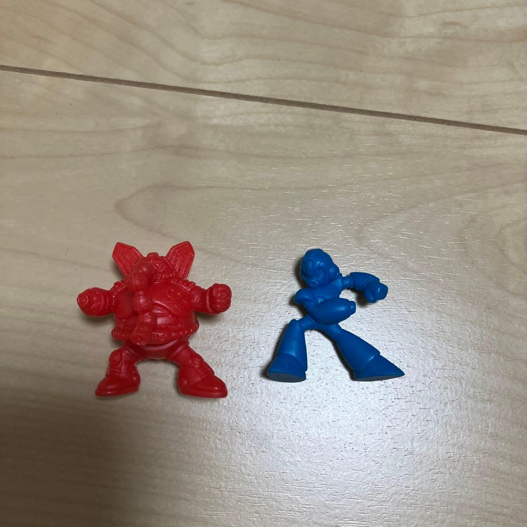 ロックマン　ロックマンX フィギュア　ゴム人形　ガチャ