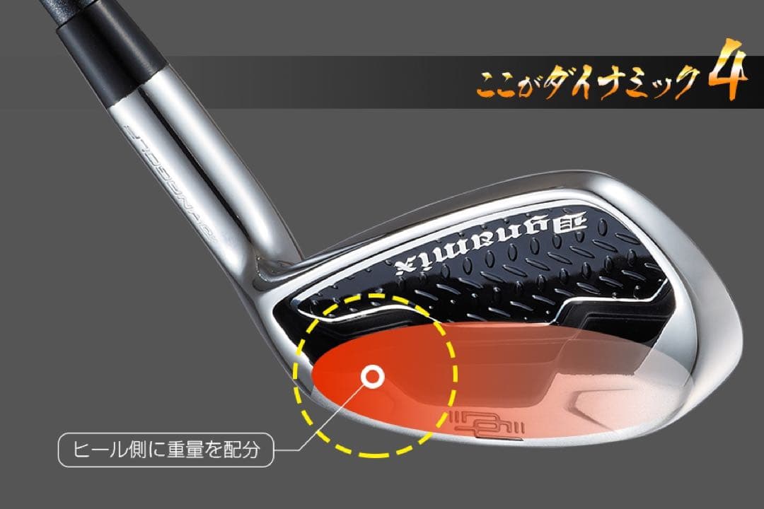 【新品超安6本】番手を超えた激飛び性能! ダイナミクス アイアン 5〜PWセット