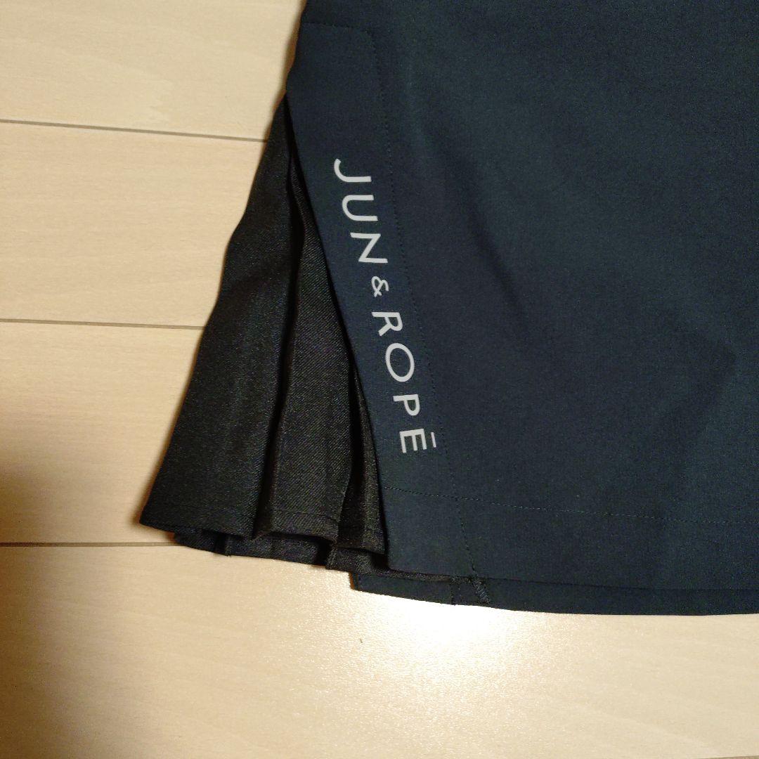 JUN&ROPE ブラックプリーツスカート