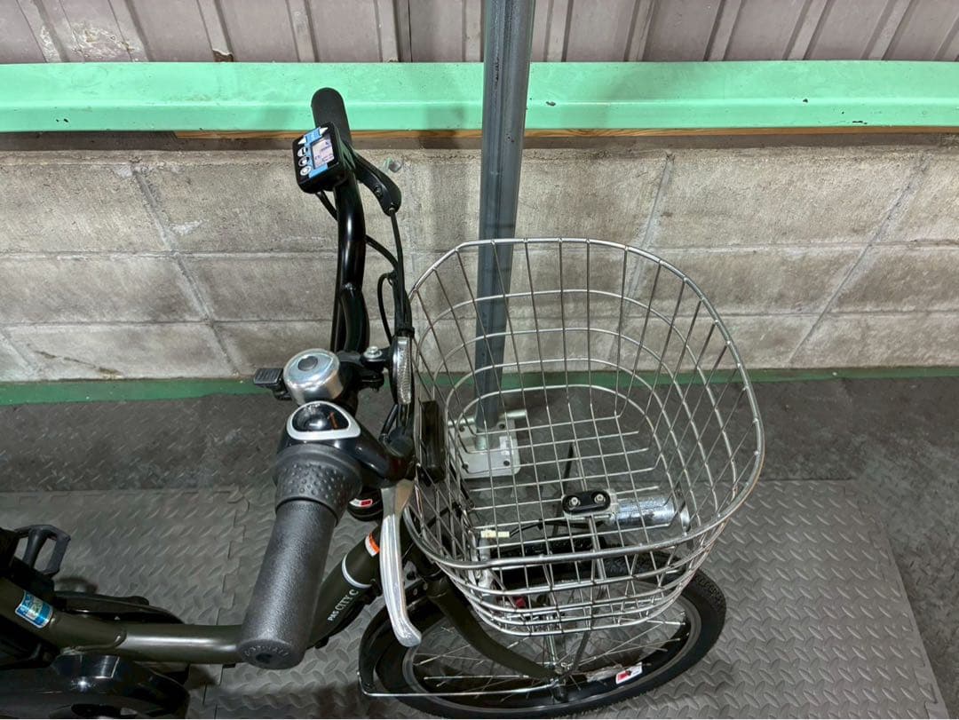 №8612電動自転車ヤマハ　パスシティーC 20インチ✨人気のカーキ✨