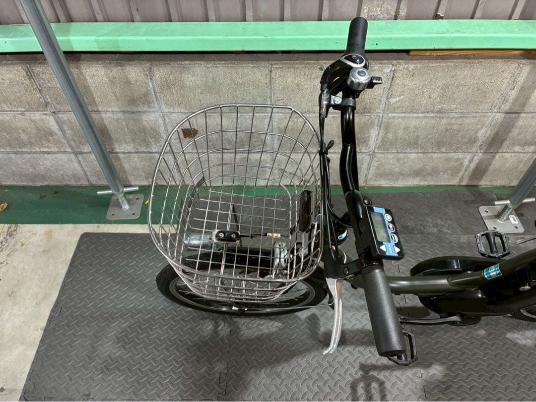 №8612電動自転車ヤマハ　パスシティーC 20インチ✨人気のカーキ✨