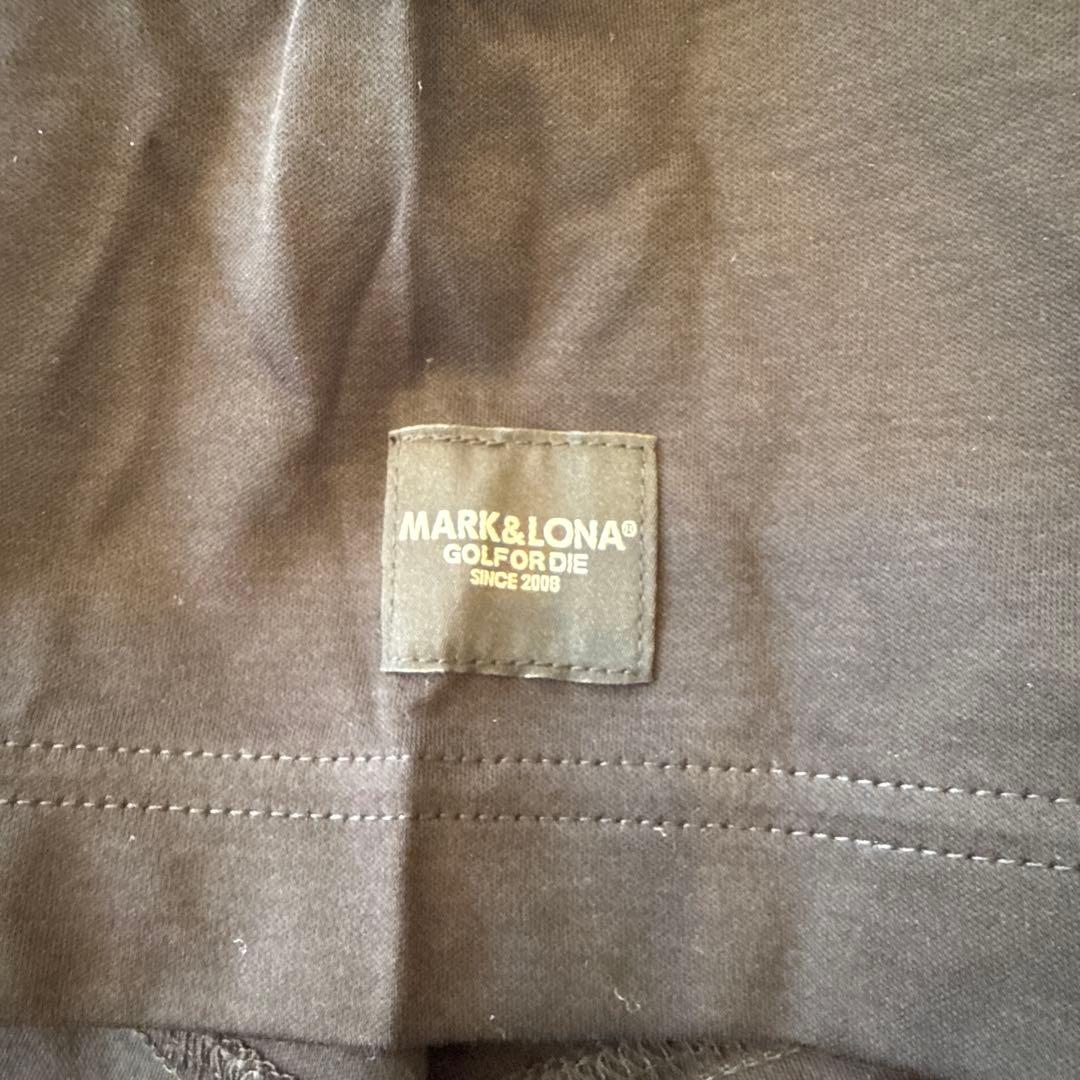 MARK&LONA モックネック半袖シャツ　50