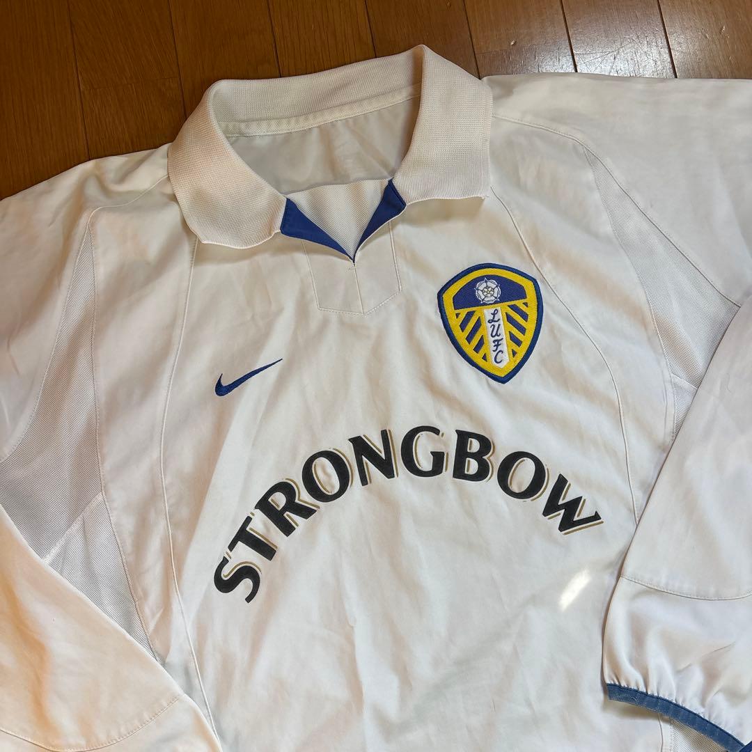 Leeds United Nike 長袖ポロシャツ ビンテージ