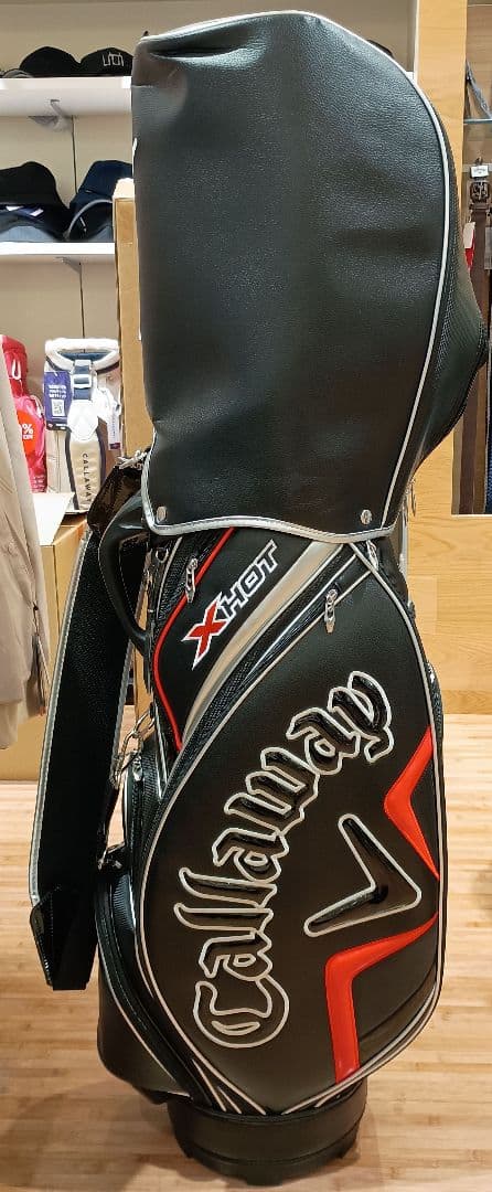 新品Callaway キャディバッグ ブラック/レッド