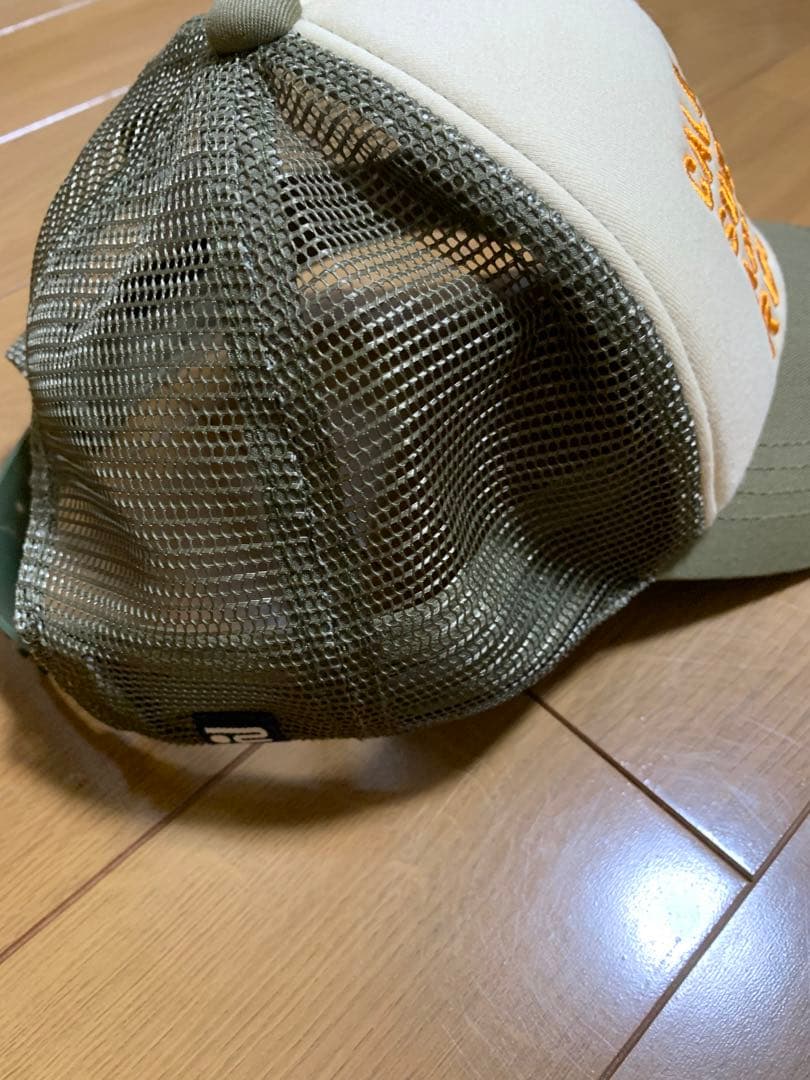 ロサーセン メンズ ロゴ刺繍 メッシュ キャップ ベージュ ゴルフ