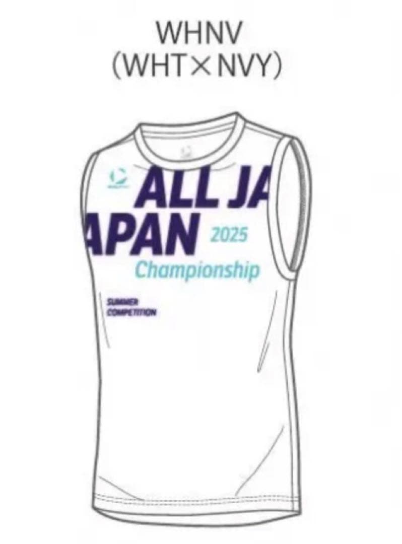 新品　2025インターハイ陸上記念ALL JAPAN ノースリーブ