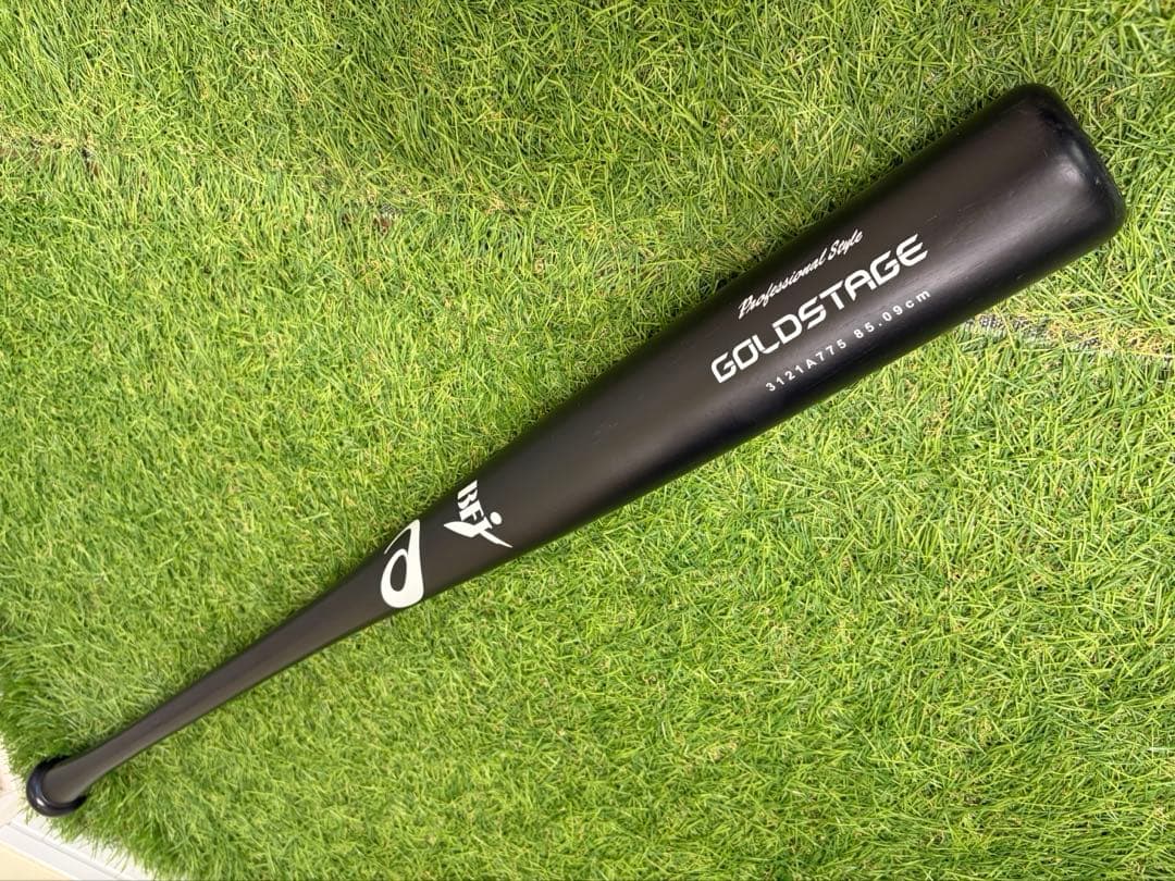 美品 大谷 翔平 ズバリ 限定 硬式 木製 バット BFJ ゴールドステージ