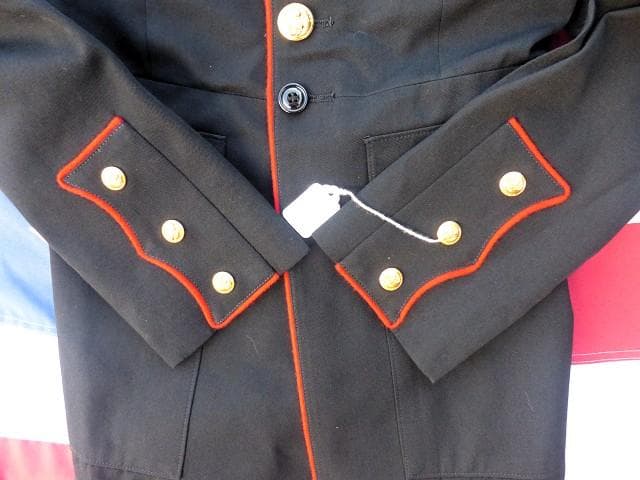 米軍実物 未使用 USMC ブルードレス ジャケット　35S　DB71