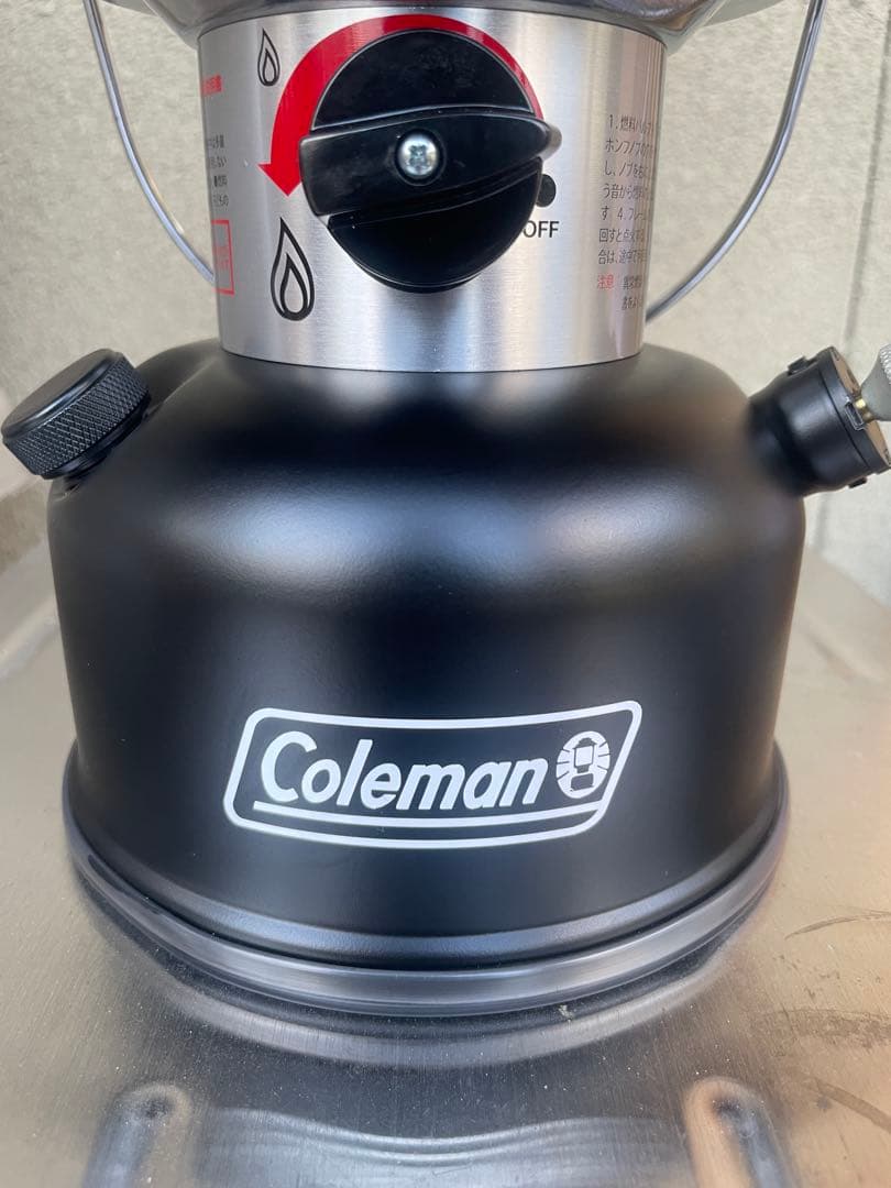 コールマンランタン290カスタマイズ艶消しブラック