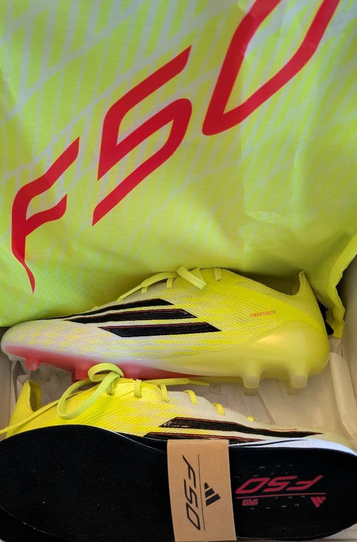 【美品】adidas F50 ELITE AG 25.5cm. 箱 、シューズ袋