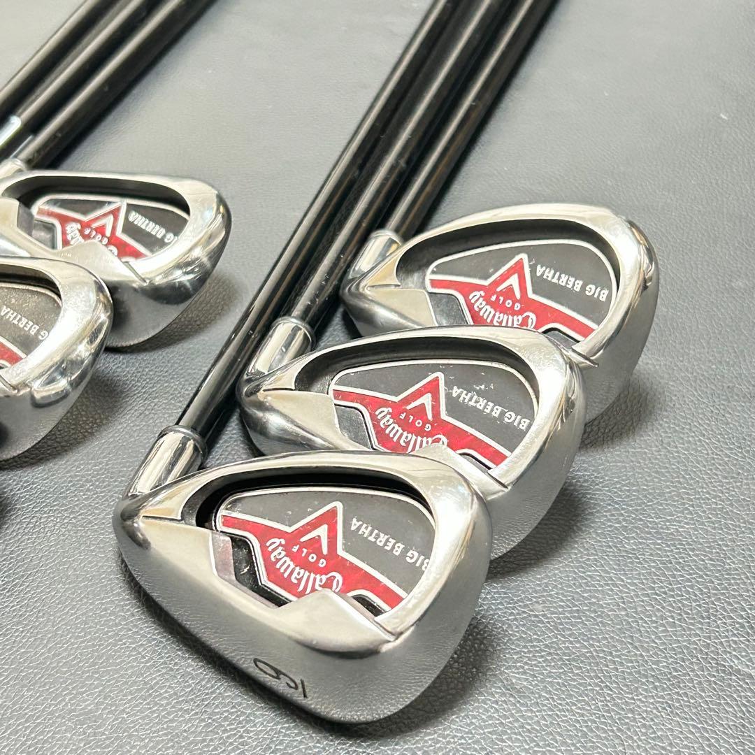 キャロウェイ BIG BERTHA アイアンセット US希少仕様 軽量R 名器