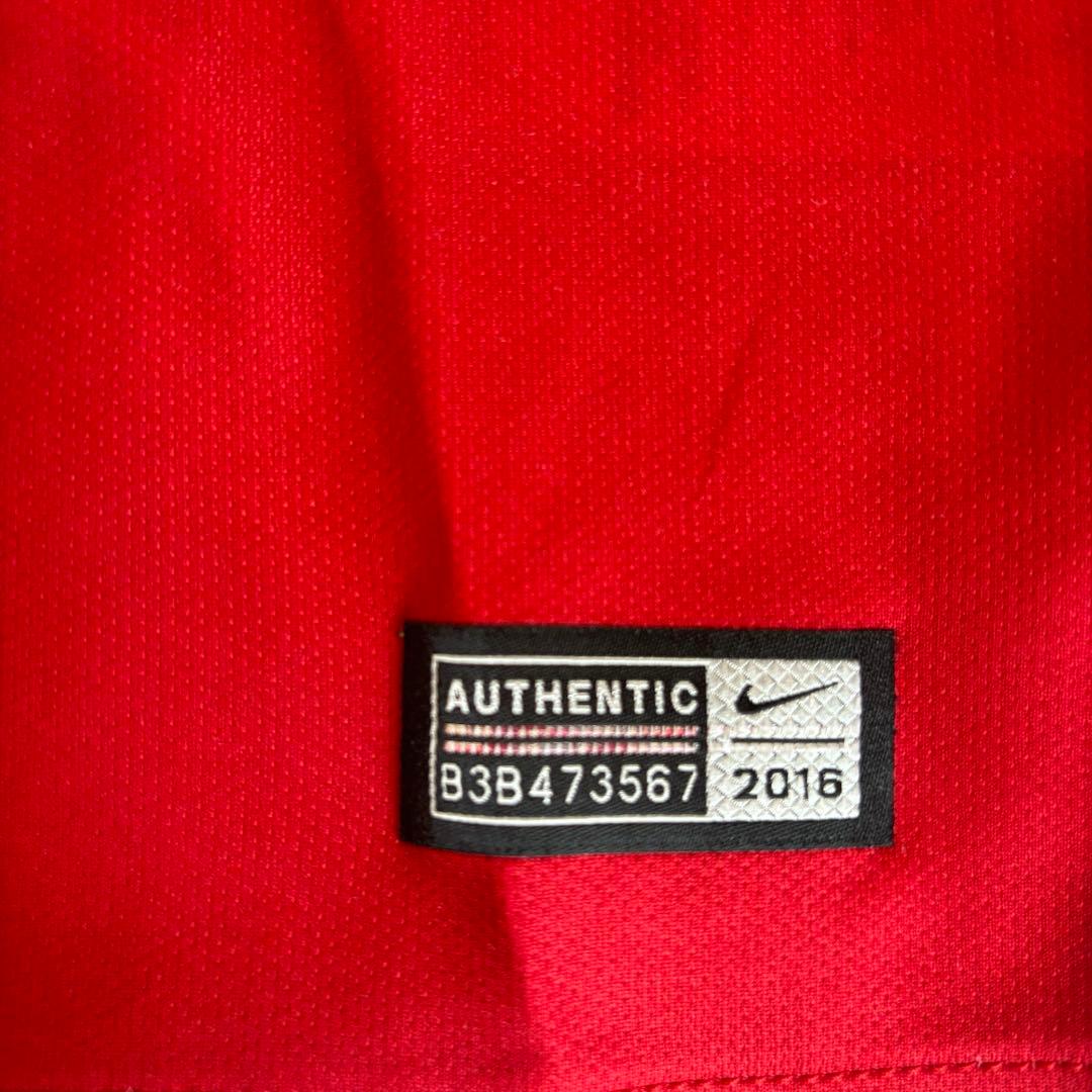 【サイン入り】鹿島アントラーズ　2016ユニフォーム　18番　赤﨑秀平選手
