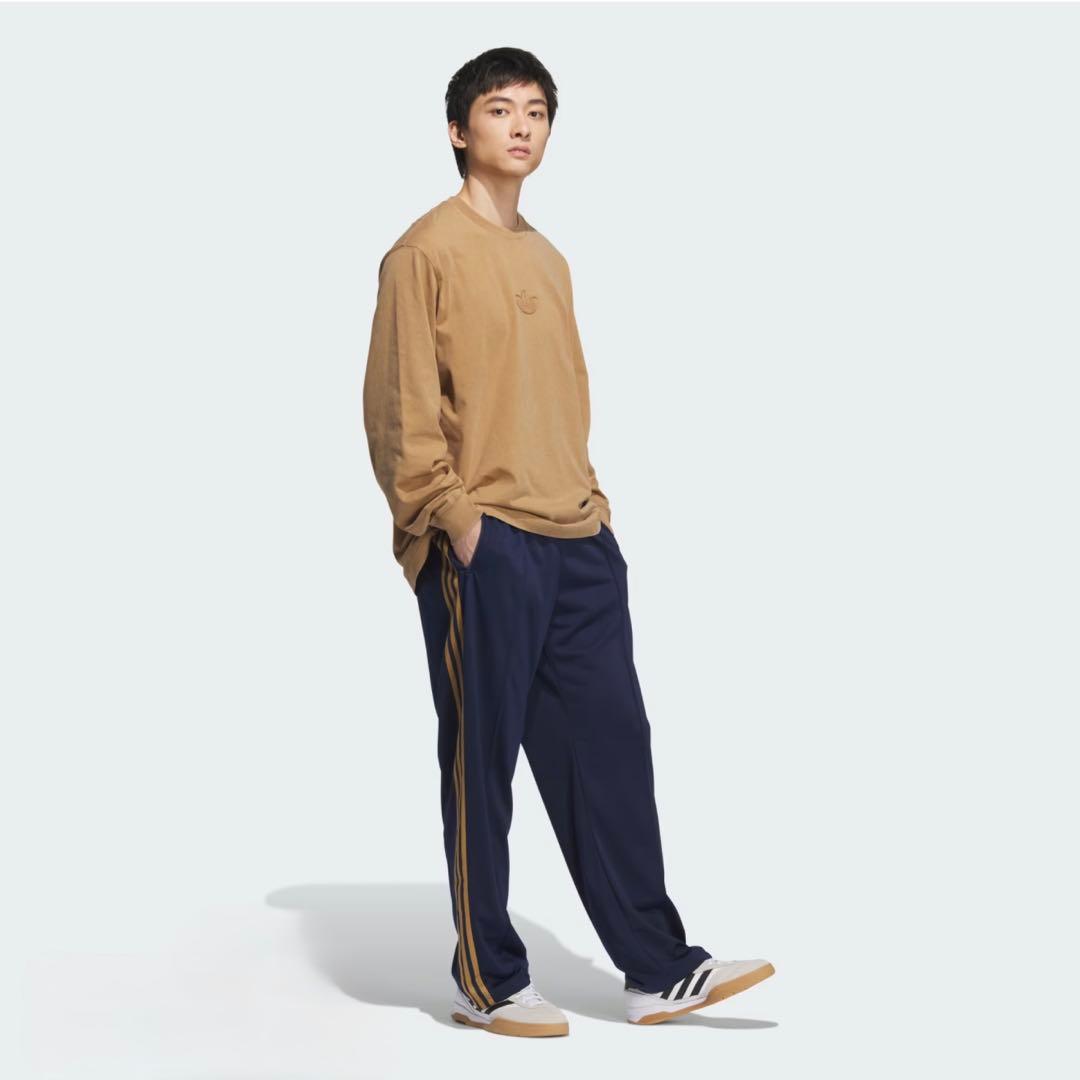 アディダス　オリジナルス　トラックパンツ 3本ライン　ネイビー　ブラウン 3XL