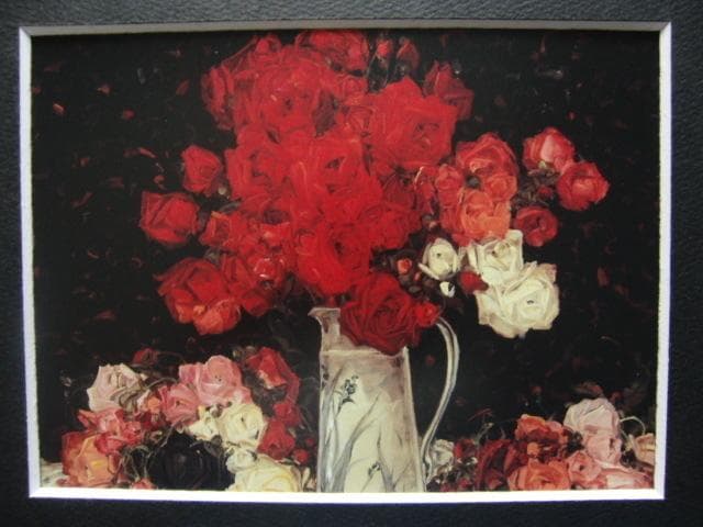 斎藤由比【幸福】希少画集画、状態良好、新品高級額装付
