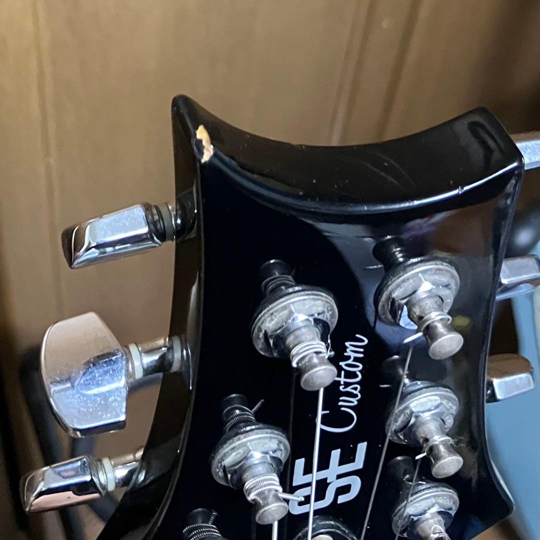 ネック修復歴有 PRS SE custom 24 Blue Matteo