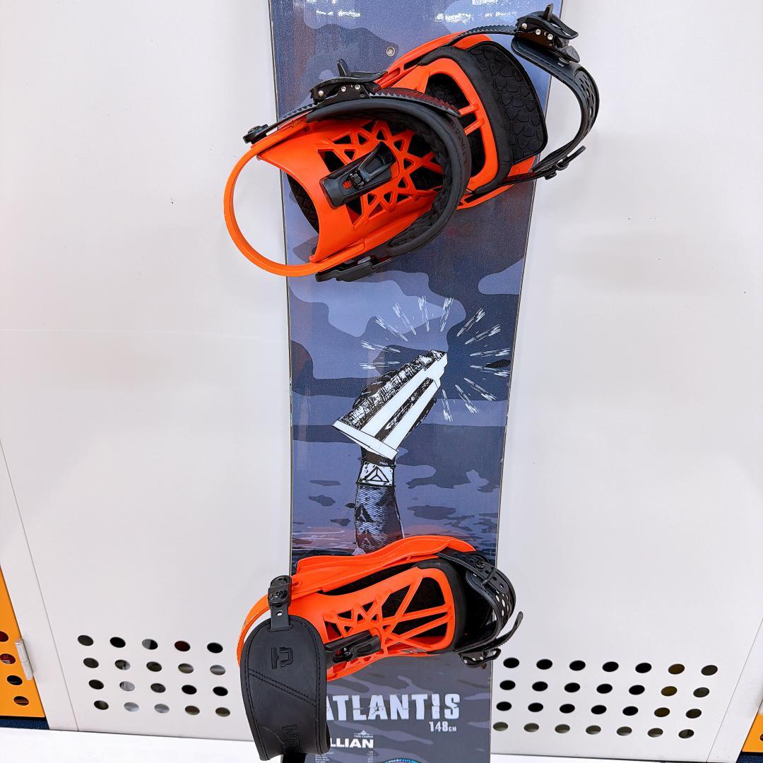 良品　ALLIAN ATLANTIS union ビンディング付　スノボー