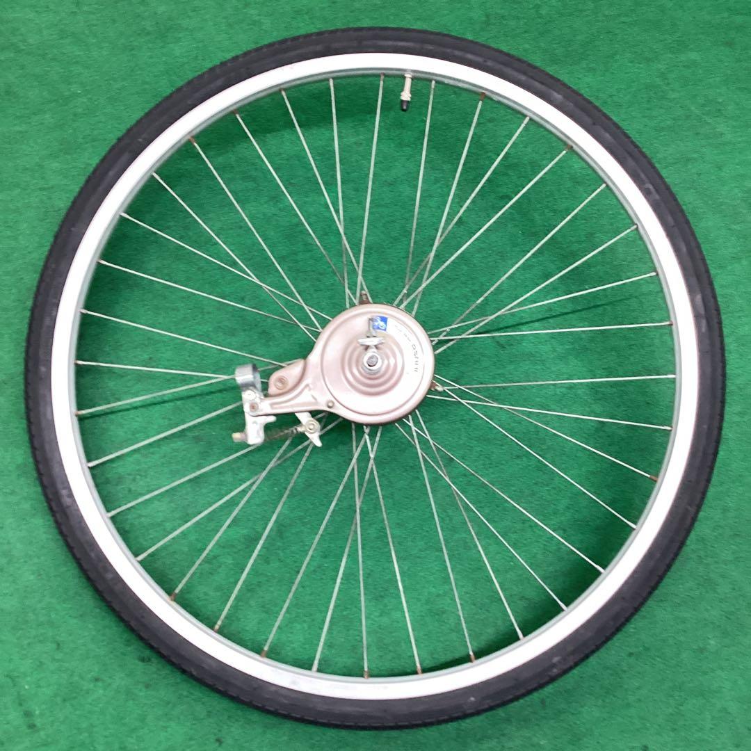 アルミリム　後輪 26x1-3/8 タイヤ付 14t 26インチ　シングル