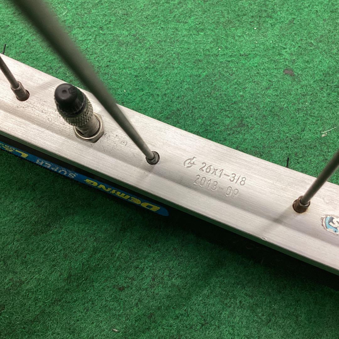 アルミリム　後輪 26x1-3/8 タイヤ付 14t 26インチ　シングル