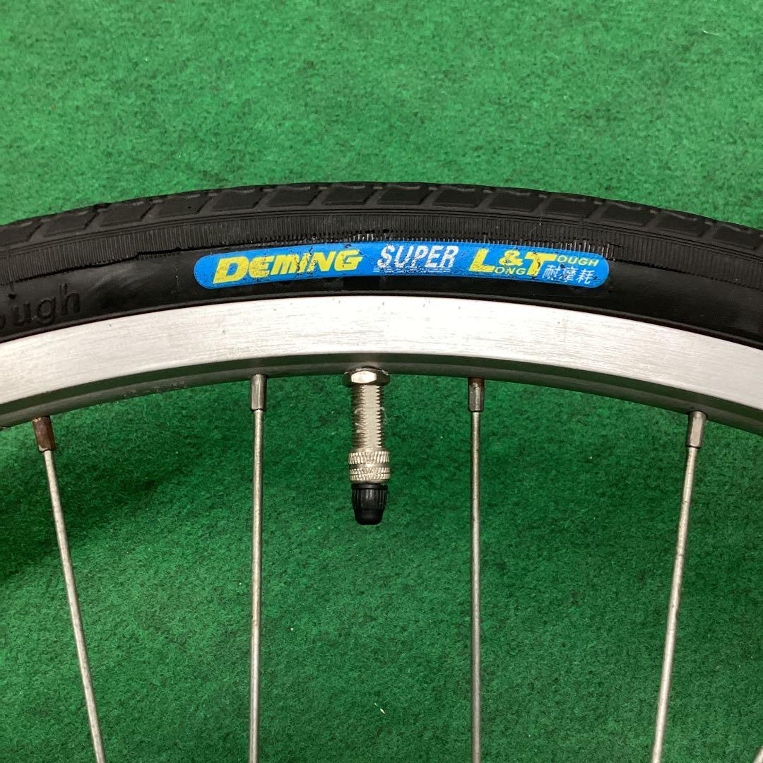 アルミリム　後輪 26x1-3/8 タイヤ付 14t 26インチ　シングル