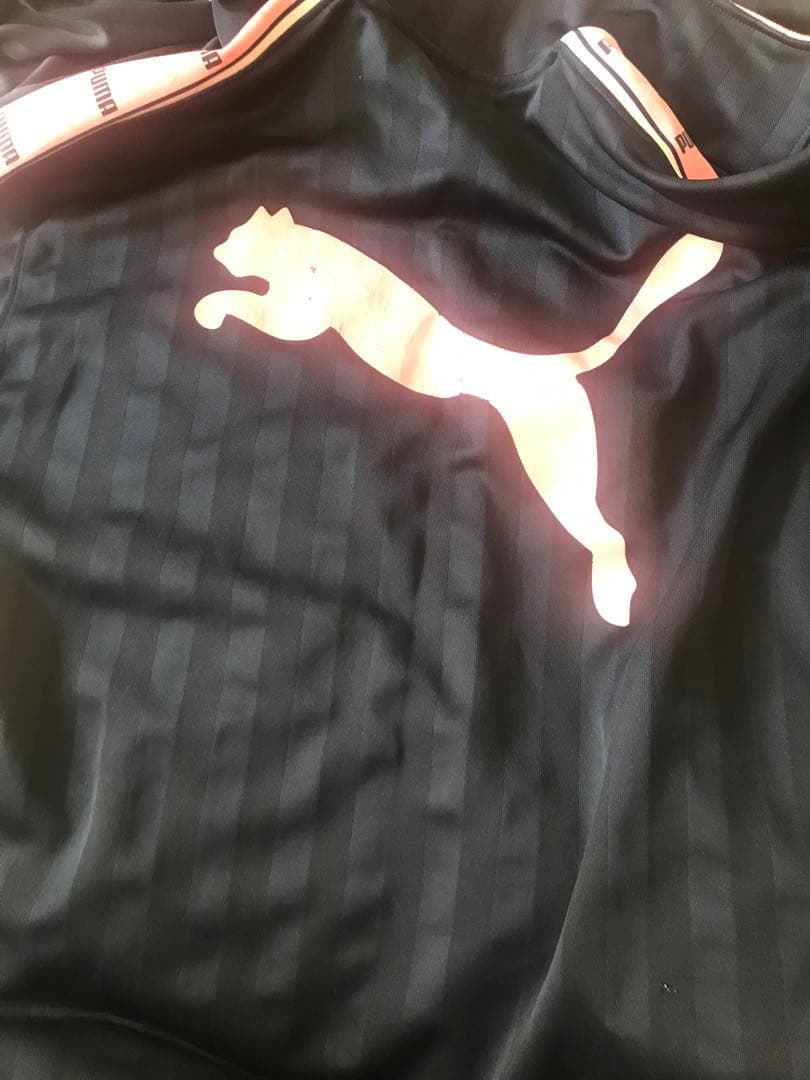 にゃん 　PUMAのジャージ上下セット 紺にピンク