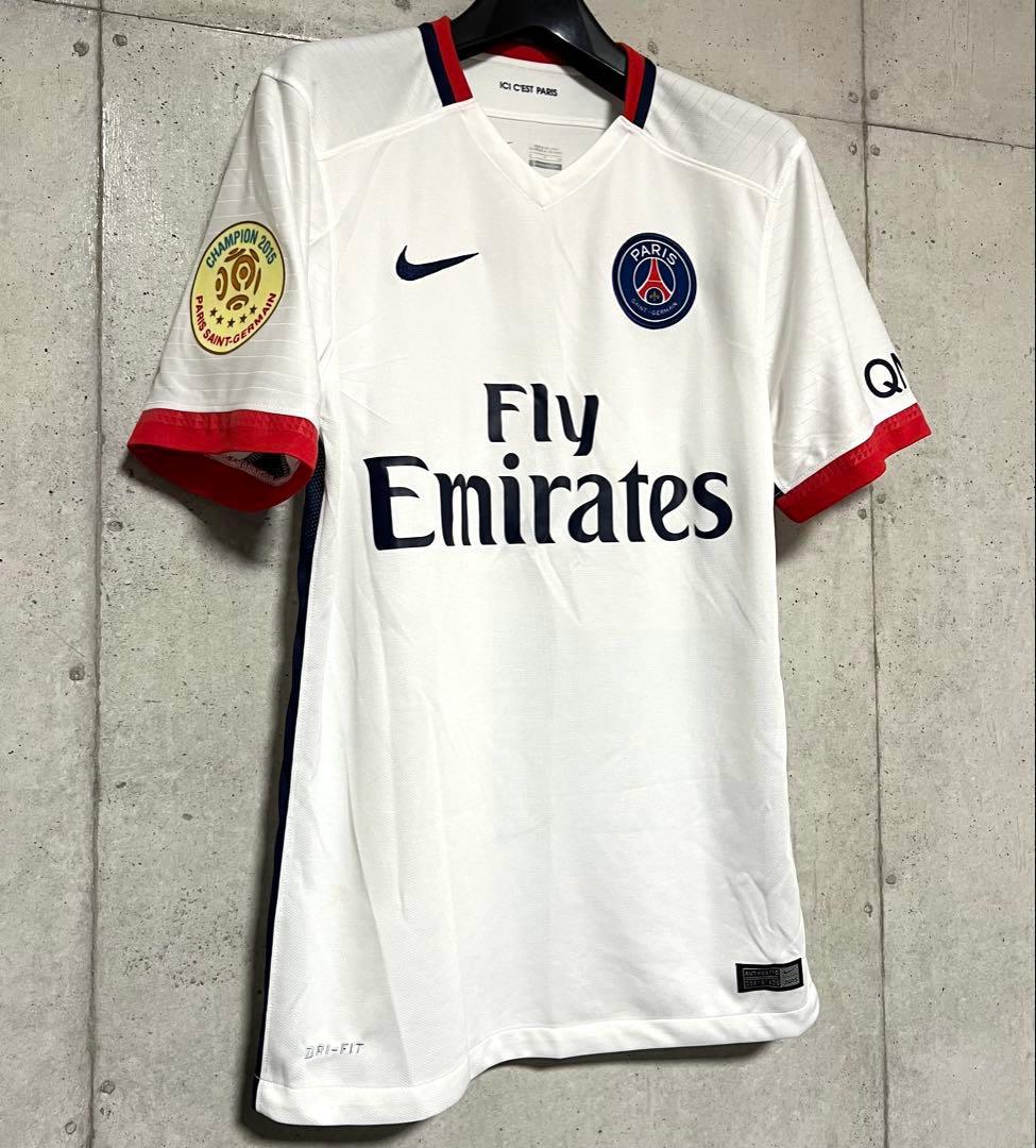 【極美品！】14/15 PSG ♯10イブラヒモヴィッチ【Mサイズ相当】アウェイ