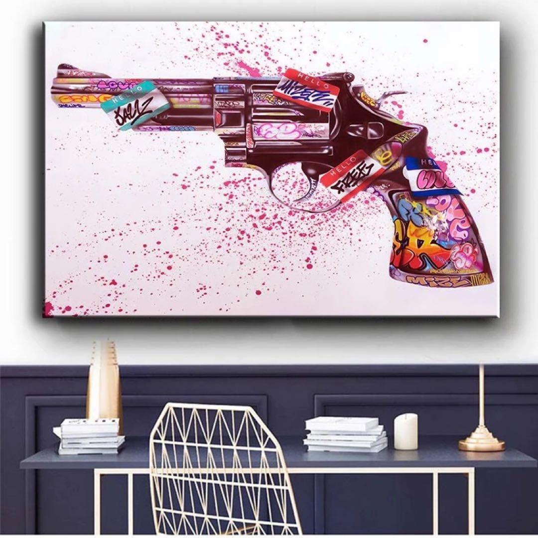 No.160フレーム付きキャンバスアート　ブランドアートポスター　ストリート絵画