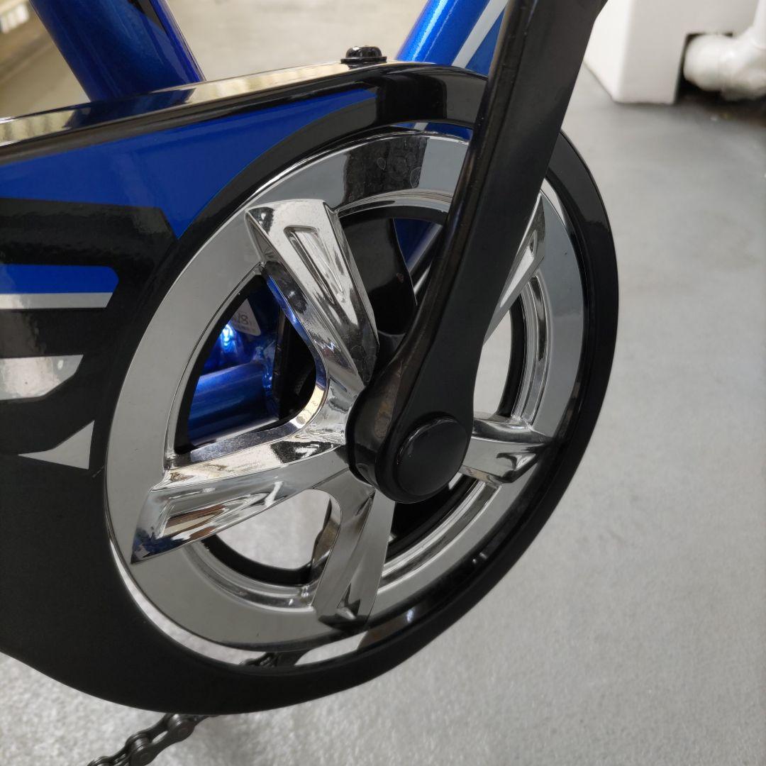 Dride 自転車 青色 バスケット付き 22インチ 手渡しのみ
