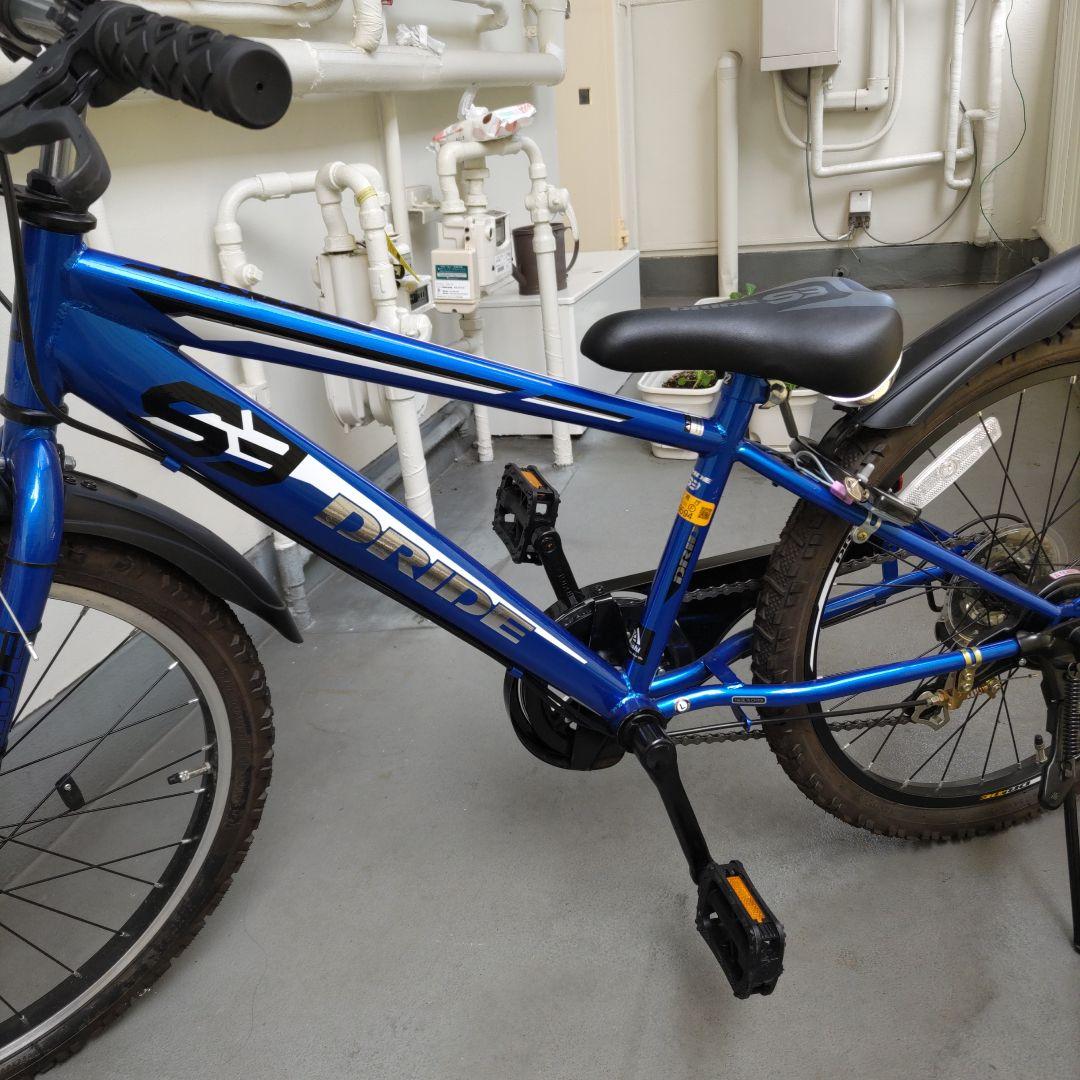 Dride 自転車 青色 バスケット付き 22インチ 手渡しのみ