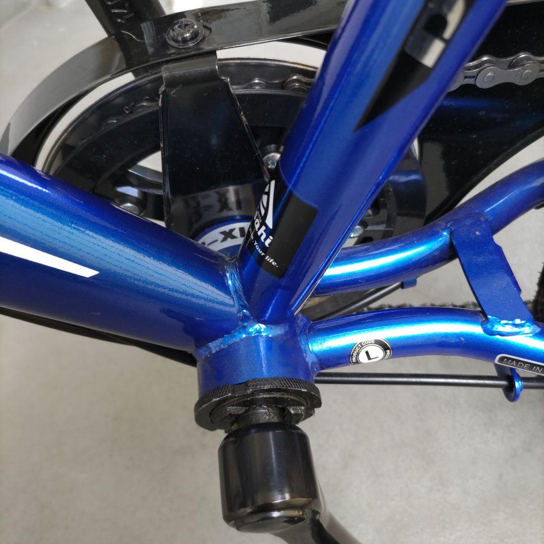 Dride 自転車 青色 バスケット付き 22インチ 手渡しのみ