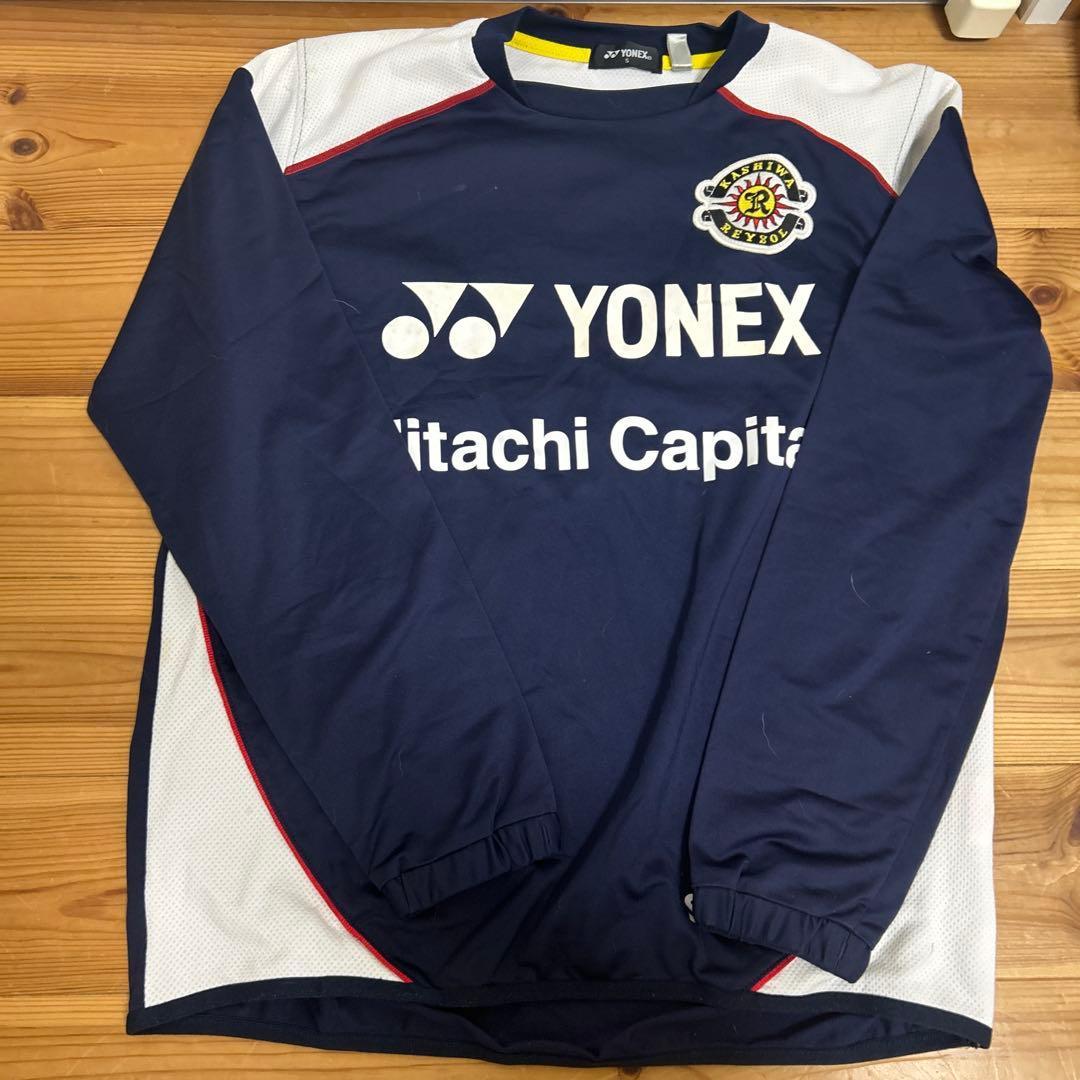 YONEX 長袖 ウォームアップウェア S ネイビー