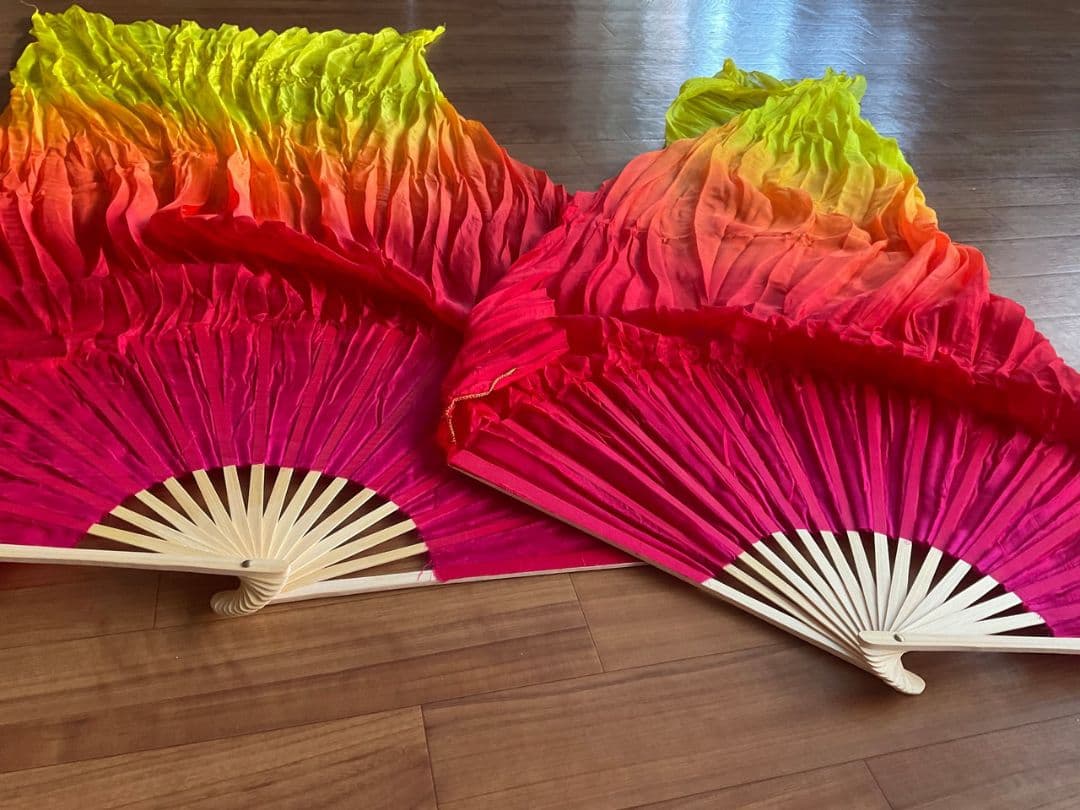 ベリーダンスファンベールクロップド ワイド ベリーダンスfan veil